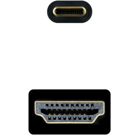 CONVERSOR USB-C A HDMI 1.4 4K 5 M NEGRO NANOCABLE CONVERSOR USB-C A HDMI 1.4 4K 5 M NEGRO NANOCABLE
